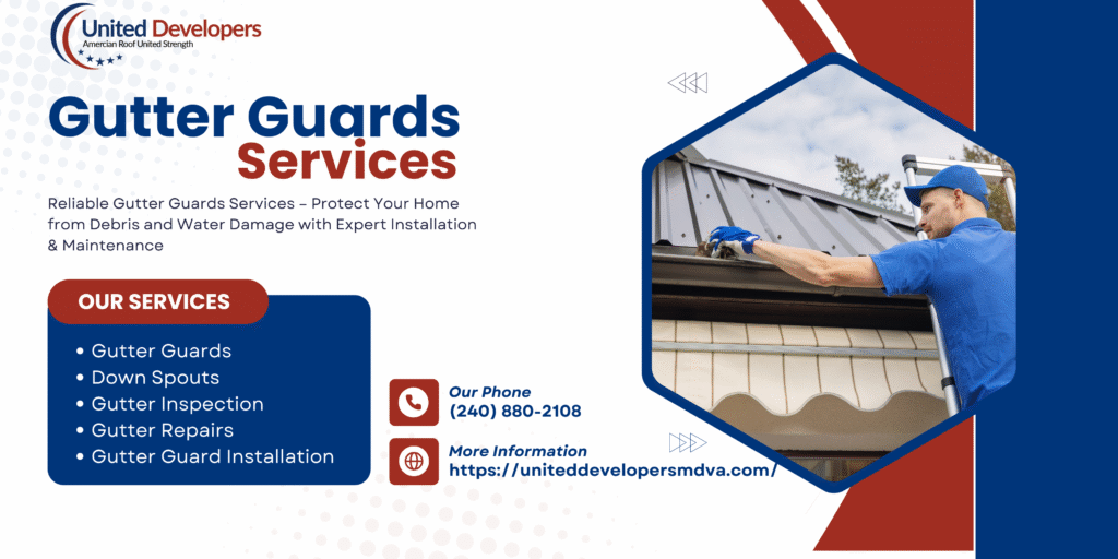 Easy-to-clean gutter guards preventing clog build-up