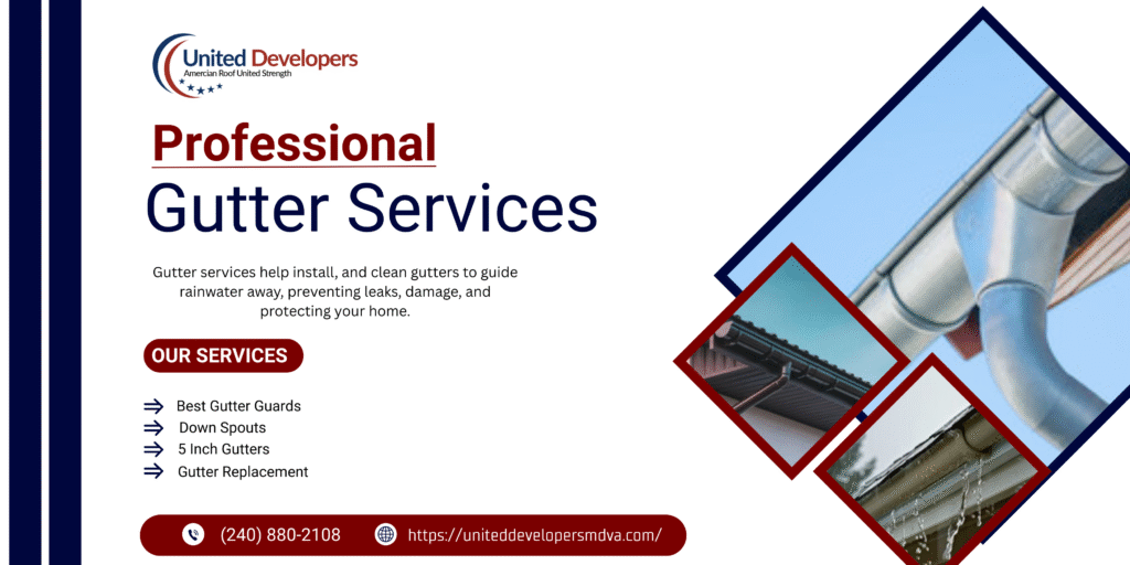 gutter services fixing damaged downspouts